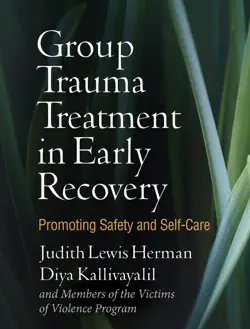 group trauma treatment in early recovery book cover image