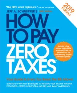 how to pay zero taxes, 2019 book cover image