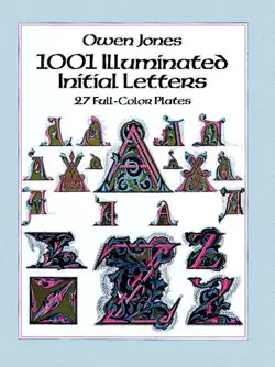 1001 illuminated initial letters book cover image