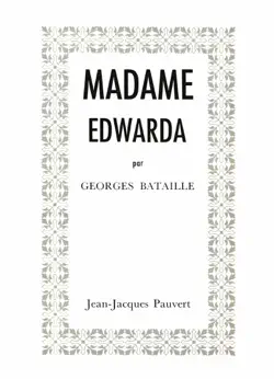 madame edwarda book cover image