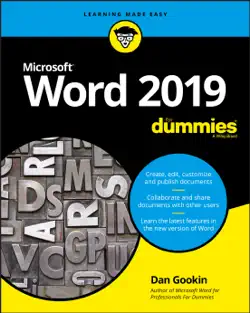 word 2019 for dummies book cover image