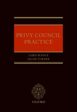 privy council practice book cover image