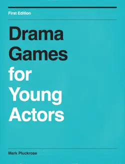 drama games for young actors book cover image
