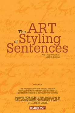 art of styling sentences book cover image