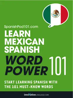 learn mexican spanish - word power 101 book cover image