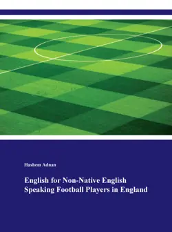 english for football players in england book cover image