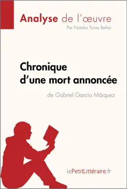 chronique d'une mort annoncée de gabriel garcía márquez (analyse de l'oeuvre) imagen de la portada del libro