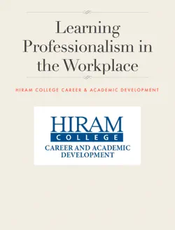 learning professionalism in the workplace book cover image