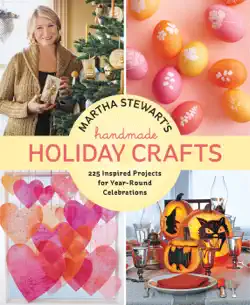 martha stewart's handmade holiday crafts book cover image