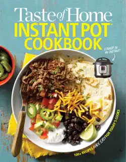 taste of home instant pot cookbook book cover image