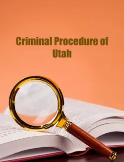 utah. code of criminal procedure. 2017 book cover image