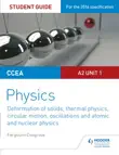 CCEA A2 Unit 1 Physics Student Guide: Deformation of solids, thermal physics, circular motion, oscillations and atomic and nuclear physics sinopsis y comentarios