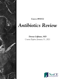 antibiotics review book cover image