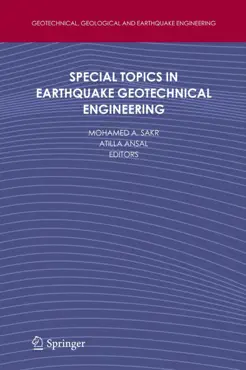 special topics in earthquake geotechnical engineering book cover image