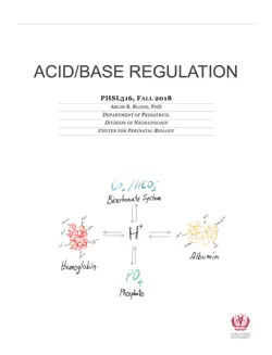 acid/base regulation book cover image