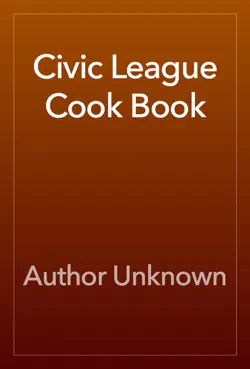 civic league cook book book cover image