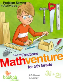 mathventure for 5th grade focus on fractions book cover image