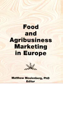 food and agribusiness marketing in europe book cover image