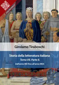 storia della letteratura italiana del cav. abate girolamo tiraboschi – tomo 7. – parte 2 imagen de la portada del libro
