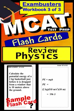 mcat test prep physics review--exambusters flash cards--workbook 3 of 3 book cover image