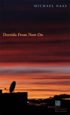 derrida from now on book cover image