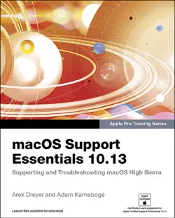 macos support essentials 10.13 - apple pro training series book cover image