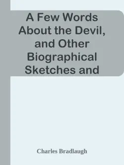 a few words about the devil, and other biographical sketches and essays imagen de la portada del libro