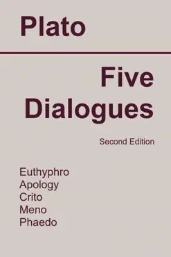 five dialogues: euthyphro, apology, crito, meno, phaedo book cover image