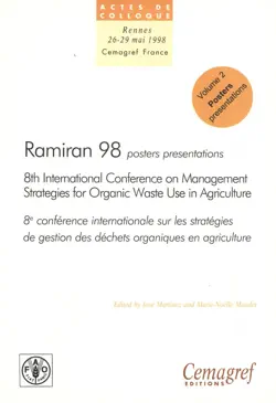 ramiran 98. proceedings of the 8th international conference on management strategies for organic waste in agriculture imagen de la portada del libro