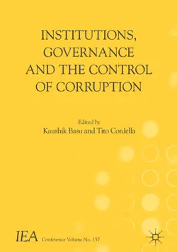 institutions, governance and the control of corruption book cover image