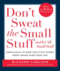 don't sweat the small stuff and it's all small stuff book cover image