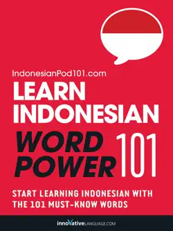 learn indonesian - word power 101 book cover image