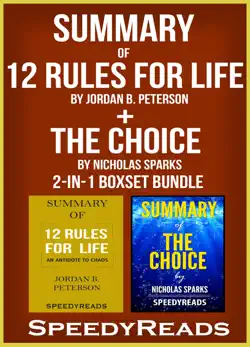 summary of 12 rules for life: an antidote to chaos by a jordan b. peterson + summary of the choice by nicholas sparks 2-in-1 boxset bundle imagen de la portada del libro