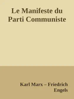 le manifeste du parti communiste imagen de la portada del libro