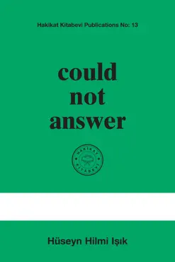 could not answer book cover image