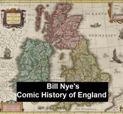bill nye's comic history of england.txt imagen de la portada del libro
