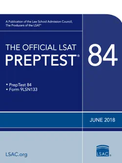 the official lsat preptest 84 book cover image