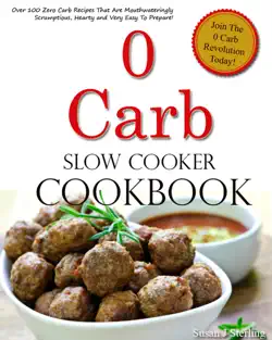 0 carb slow cooker cookbook book cover image