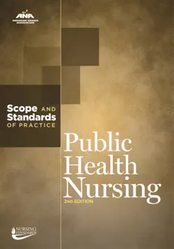 public health nursing book cover image