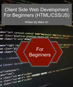 client side web development for beginners (html/css/js) book cover image