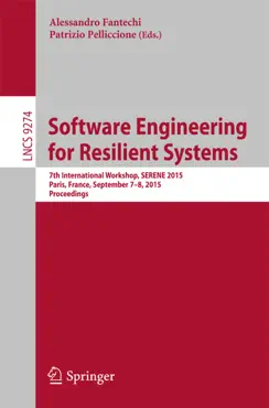 software engineering for resilient systems imagen de la portada del libro