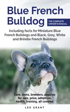 blue french bulldog book cover image
