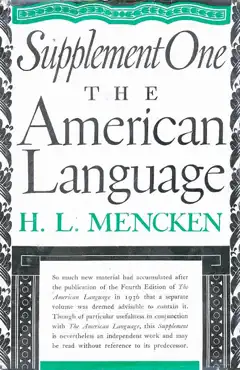 american language supplement 1 book cover image