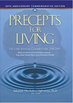 precepts for living 2018-2019 book cover image