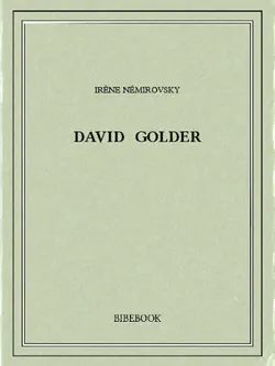 david golder imagen de la portada del libro