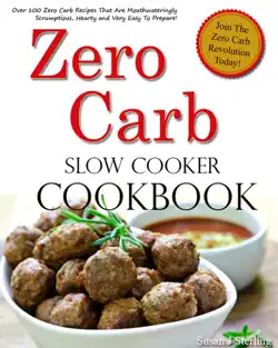 zero carb slow cooker cookbook book cover image