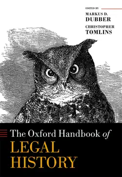 the oxford handbook of legal history book cover image