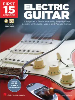 first 15 lessons - electric guitar book cover image