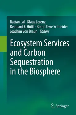 ecosystem services and carbon sequestration in the biosphere book cover image