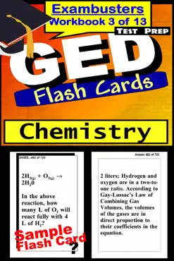 ged test prep chemistry review--exambusters flash cards--workbook 3 of 13 book cover image